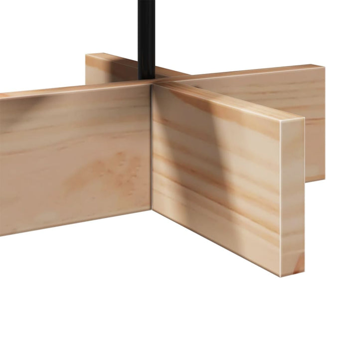 Wooden Christmas Tree For Decoration 60 Cm Solid Wood Pine Npnokn