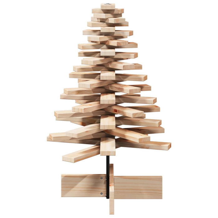 Wooden Christmas Tree For Decoration 80 Cm Solid Wood Pine Npnxbo