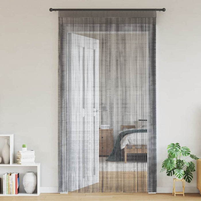 String Curtains 2 Pcs Anthracite 140X250 Cm Aobxbpx