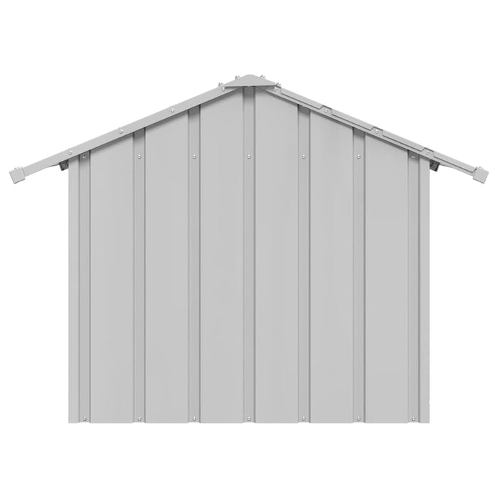 Dog House With Roof 85X107X81 Cm Galvanised Steel Aobbkoa