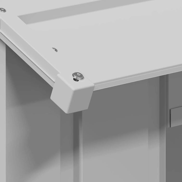 Dog House With Roof 85X107X81 Cm Galvanised Steel Aobbkoa