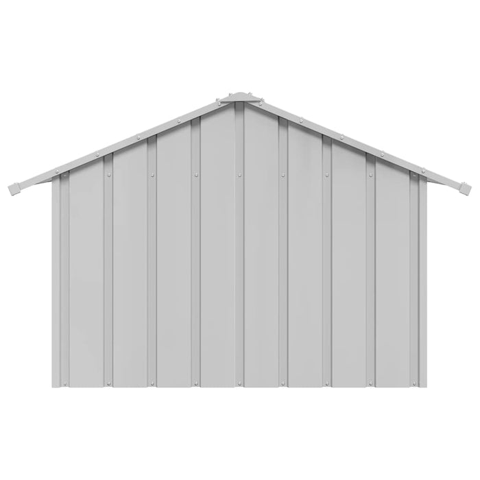 Dog House With Roof 83X130X85 Cm Galvanised Steel Aobbkol