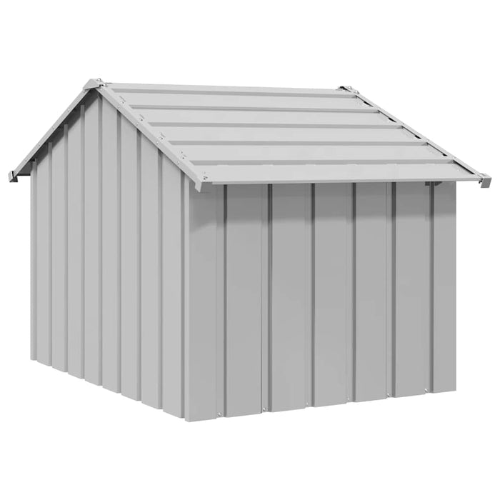 Dog House With Roof 83X130X85 Cm Galvanised Steel Aobbkol