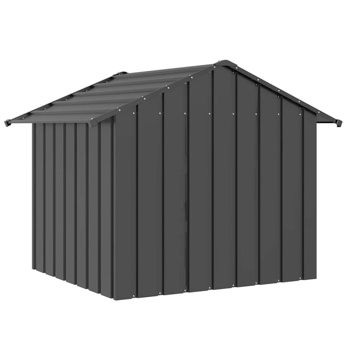 Dog House With Roof 131X101X102 Cm Galvanised Steel Aobbkoi