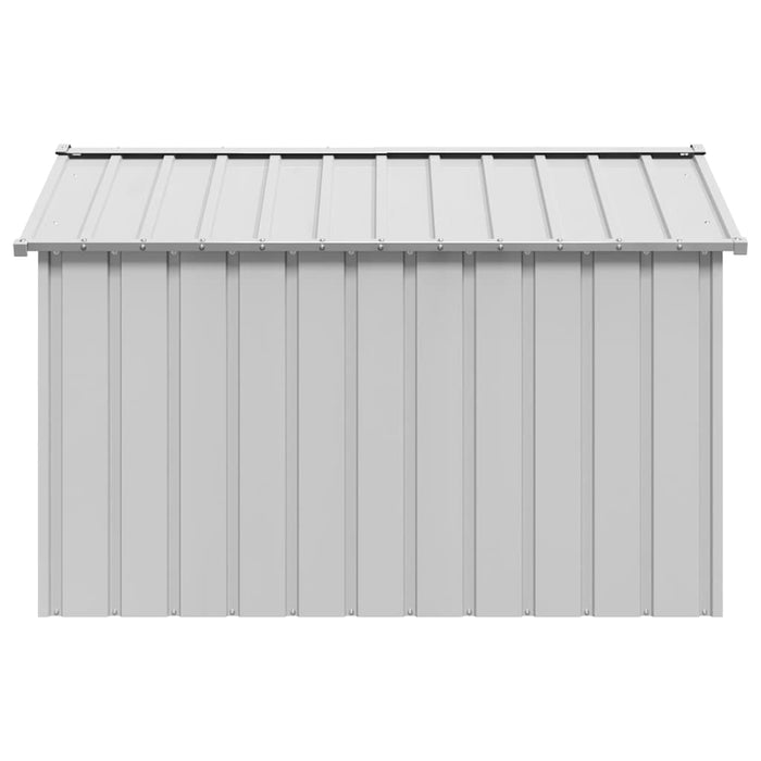 Dog House With Roof 113X153X101 Cm Galvanised Steel Aobbkxb