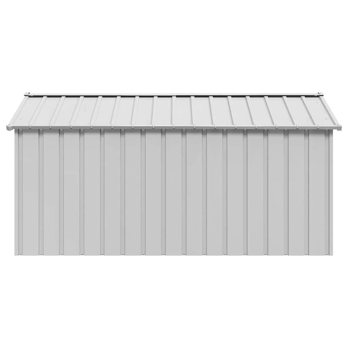 Dog House With Roof 114X202X101 Cm Galvanised Steel Aobbkxx