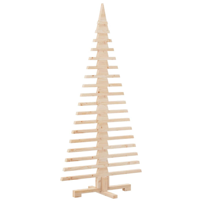 Wooden Christmas Tree For Decoration 150 Cm Solid Wood Pine Aobtkio