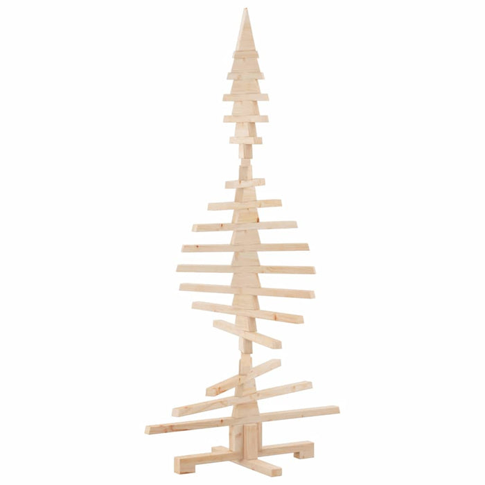 Wooden Christmas Tree For Decoration 150 Cm Solid Wood Pine Aobtkio