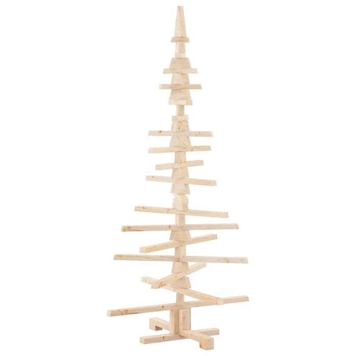 Wooden Christmas Tree For Decoration 150 Cm Solid Wood Pine Aobtkio