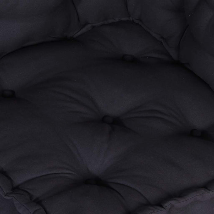 Modular Pouffe Anthracite 70X70X54 Fabric Abokbxp