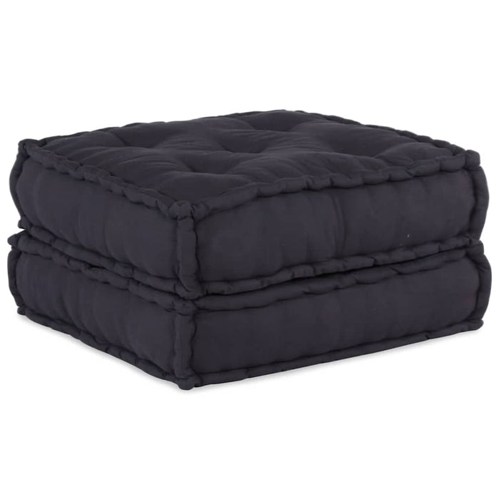 Modular Pouffe Anthracite 70X70X36 Fabric Abokbxi
