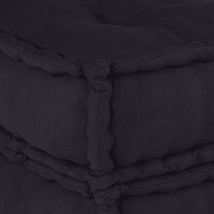 Modular Pouffe Anthracite 70X70X36 Fabric Abokbxi