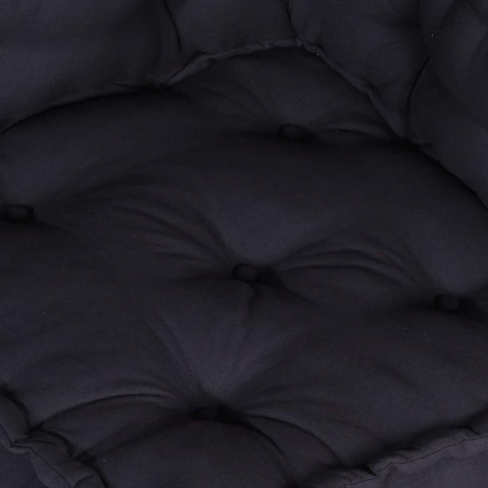 Modular Pouffe Anthracite 140X70X36 Fabric Abokbxn