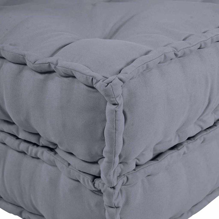 Modular Pouffe - Grey 70X70X54 Fabric Abokbap