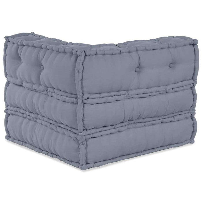 Modular Pouffe - Grey 70X70X54 Fabric Abokbap