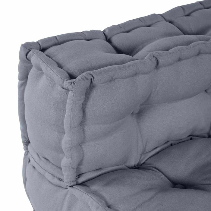 Modular Pouffe In Grey 70X70X54 Fabric Abokbal
