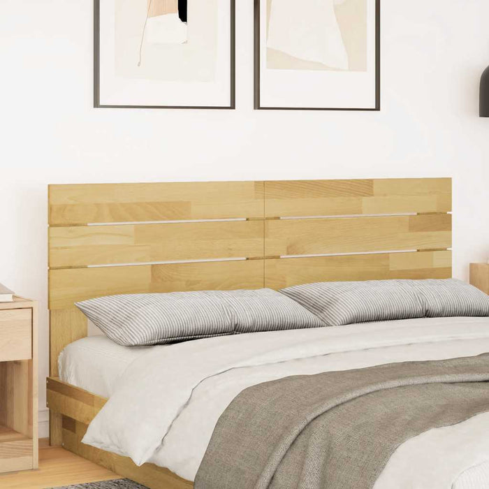 Queen Size Headboard 150 Cm Solid Wood Oak Npoknb