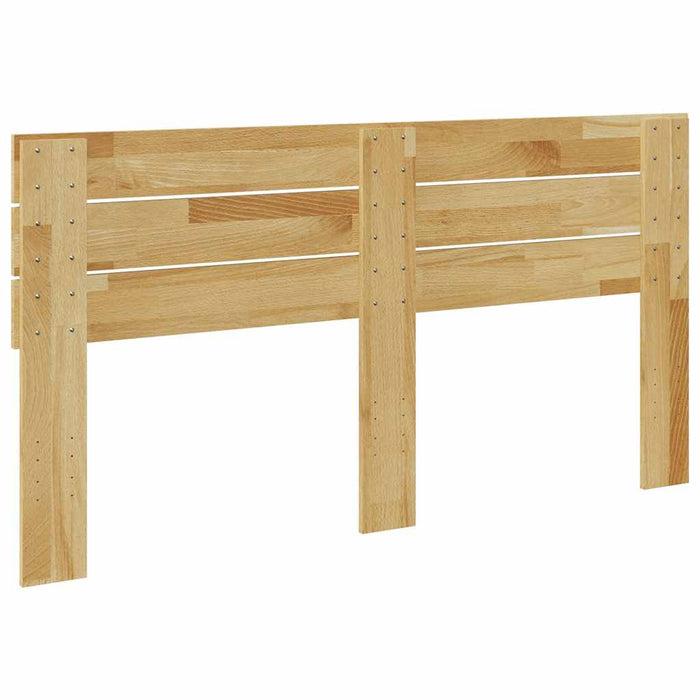 Queen Size Headboard 150 Cm Solid Wood Oak Npoknb