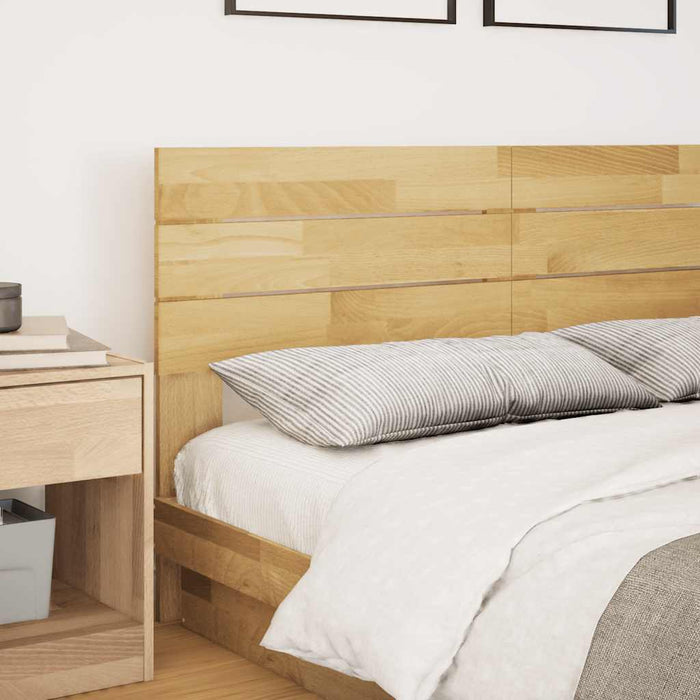 Queen Size Headboard 160 Cm Solid Wood Oak Npokno