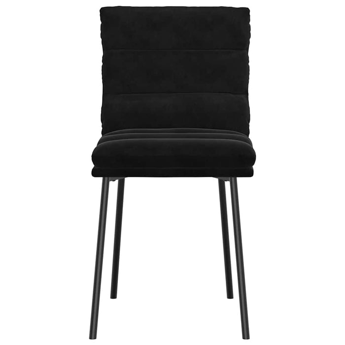 Dining Chairs 2 Pcs Black Velvet Aoboxnn