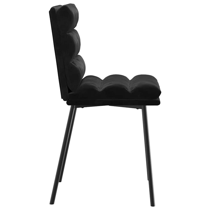 Dining Chairs 2 Pcs Black Velvet Aoboxnn