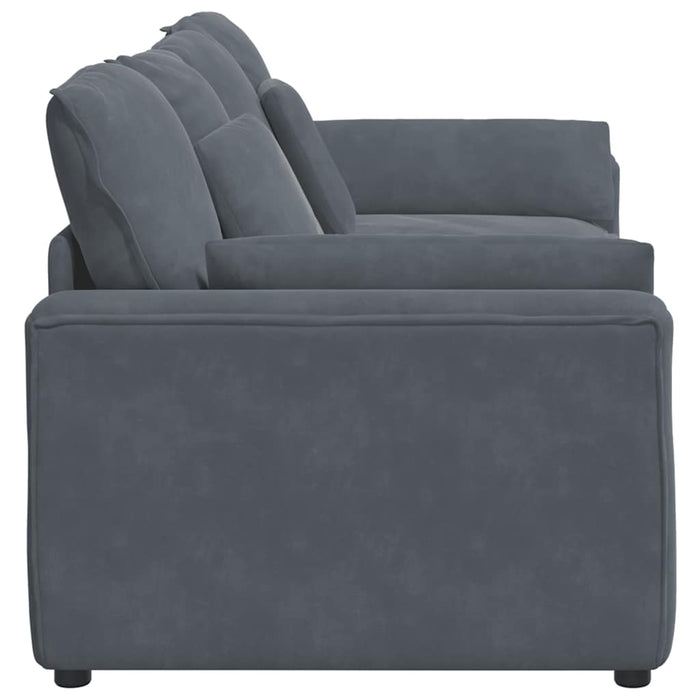 Modular Sofa With Cushions Dark Grey Ttxootb