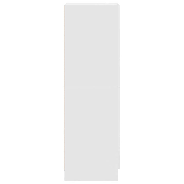 Kitchen Cabinet White 38X41.5X131.5 Cm Engineered Wood Nlboox