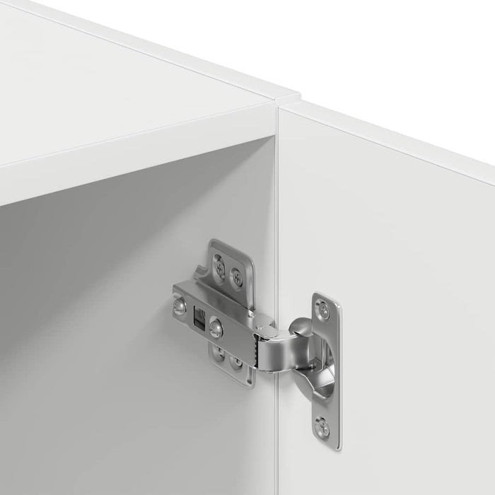 Kitchen Cabinet White 38X41.5X131.5 Cm Engineered Wood Nlboox