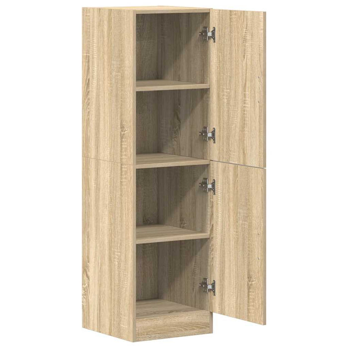 Kitchen Cabinet Sonoma Oak 38X41.5X131.5 Cm Engineered Wood Nlbooa
