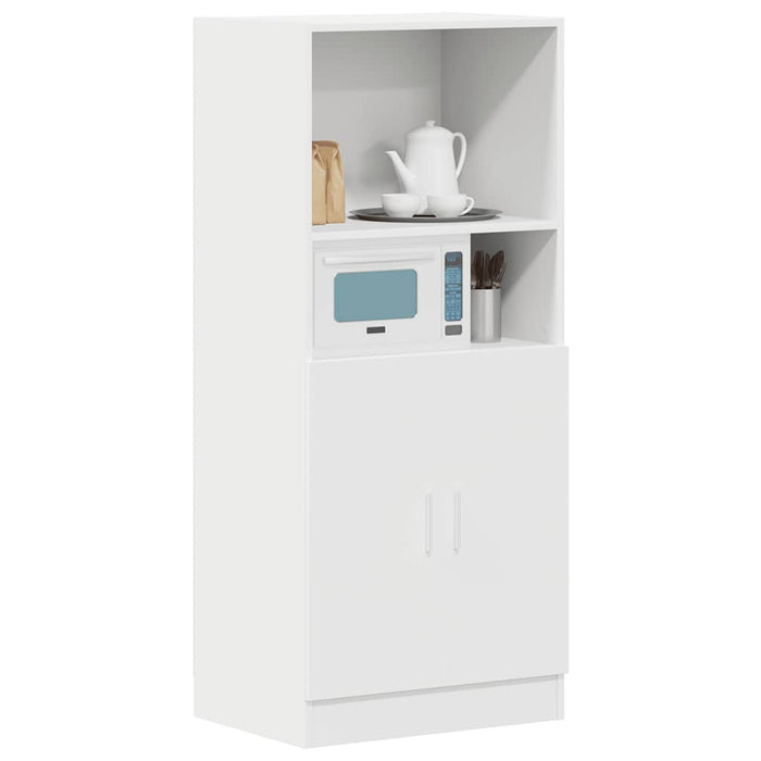 Kitchen Cabinet White 57X41.5X131.5 Cm Engineered Wood Nlboxo