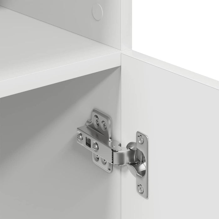 Kitchen Cabinet White 57X41.5X131.5 Cm Engineered Wood Nlboxo