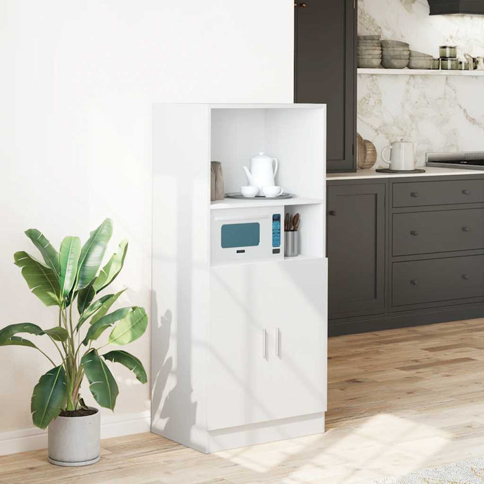 Kitchen Cabinet White 57X41.5X131.5 Cm Engineered Wood Nlboxo