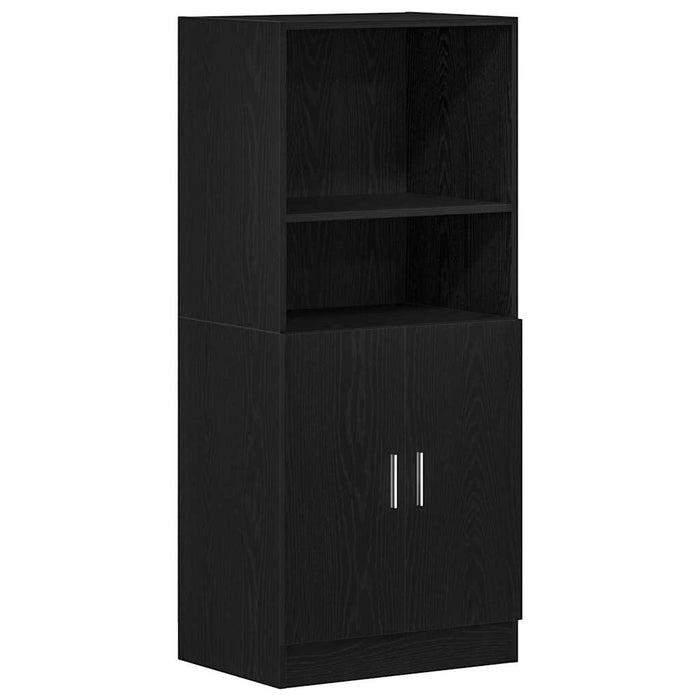 Kitchen Cabinet Black 57X41.5X131.5 Cm Engineered Wood Nlboxx