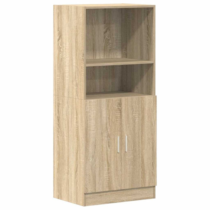 Kitchen Cabinet Sonoma Oak 57X41.5X131.5 Cm Engineered Wood Nlboxt