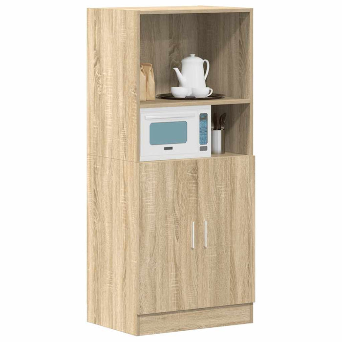 Kitchen Cabinet Sonoma Oak 57X41.5X131.5 Cm Engineered Wood Nlboxt