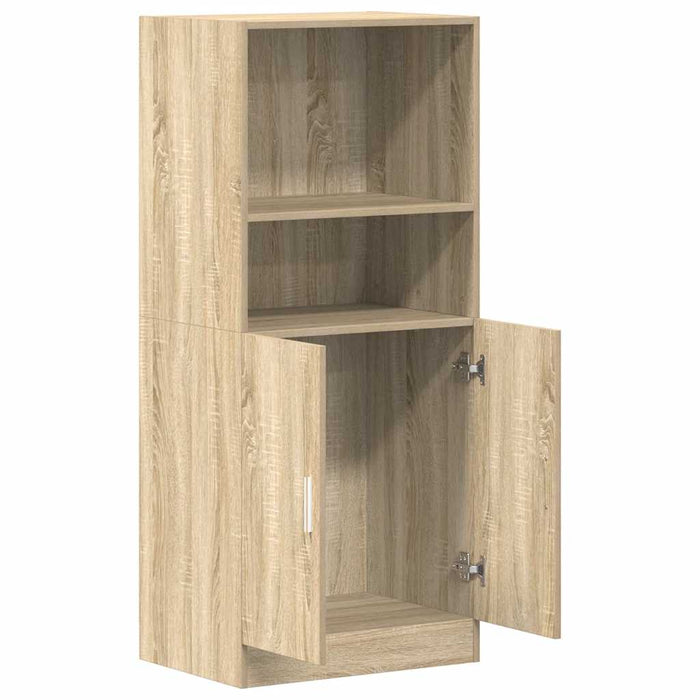 Kitchen Cabinet Sonoma Oak 57X41.5X131.5 Cm Engineered Wood Nlboxt