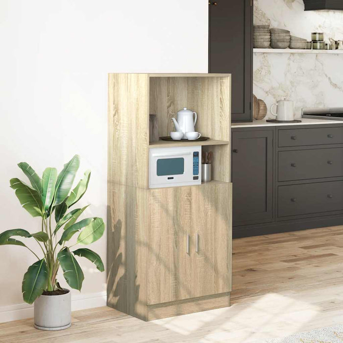 Kitchen Cabinet Sonoma Oak 57X41.5X131.5 Cm Engineered Wood Nlboxt
