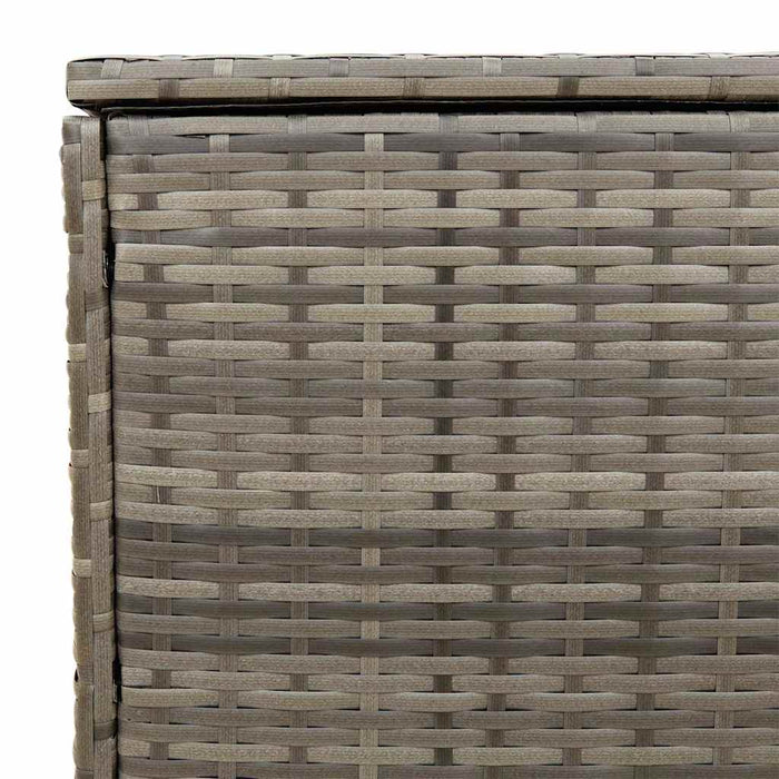 Outdoor Cushion Box Grey 100X55X55.5 Cm Poly Rattan Aobaoat