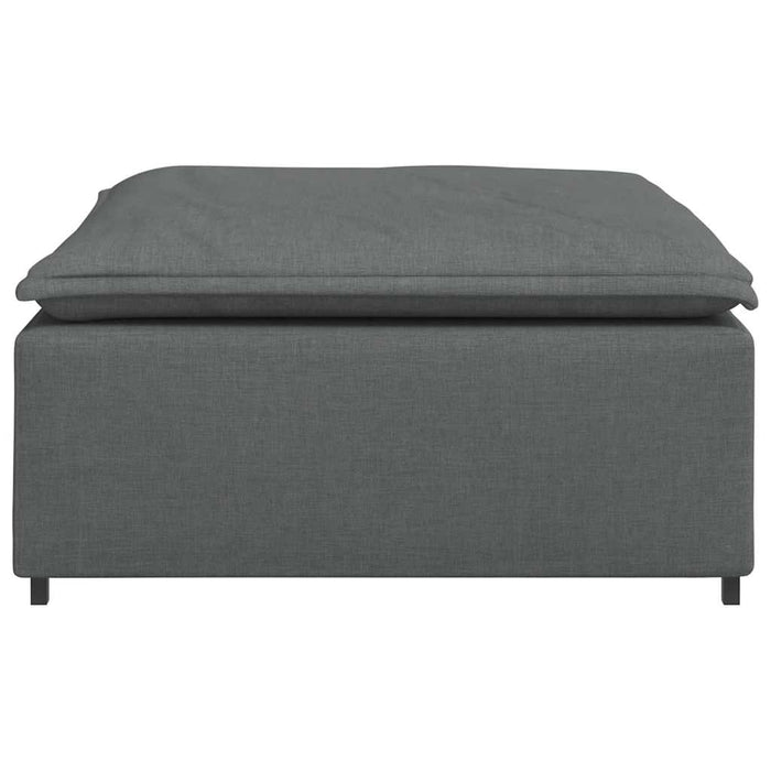 Modular Sofa Footstool Module Dark Grey 100X100X48 Cm Aobaain