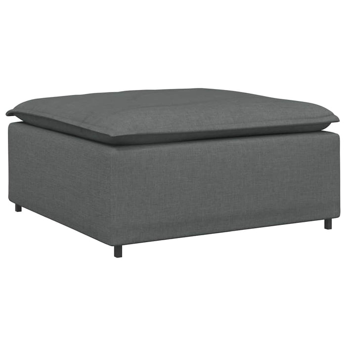 Modular Sofa Footstool Module Dark Grey 100X100X48 Cm Aobaain