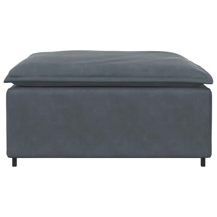 Modular Sofa Footstool Module Dark Grey 100X100X48 Cm Aobaakb