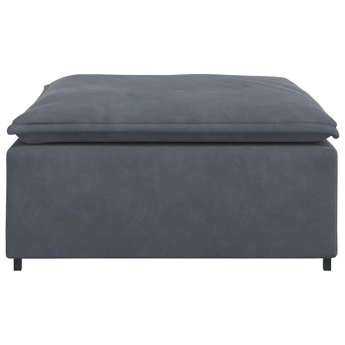 Modular Sofa Footstool Module Dark Grey 100X100X48 Cm Aobaakb