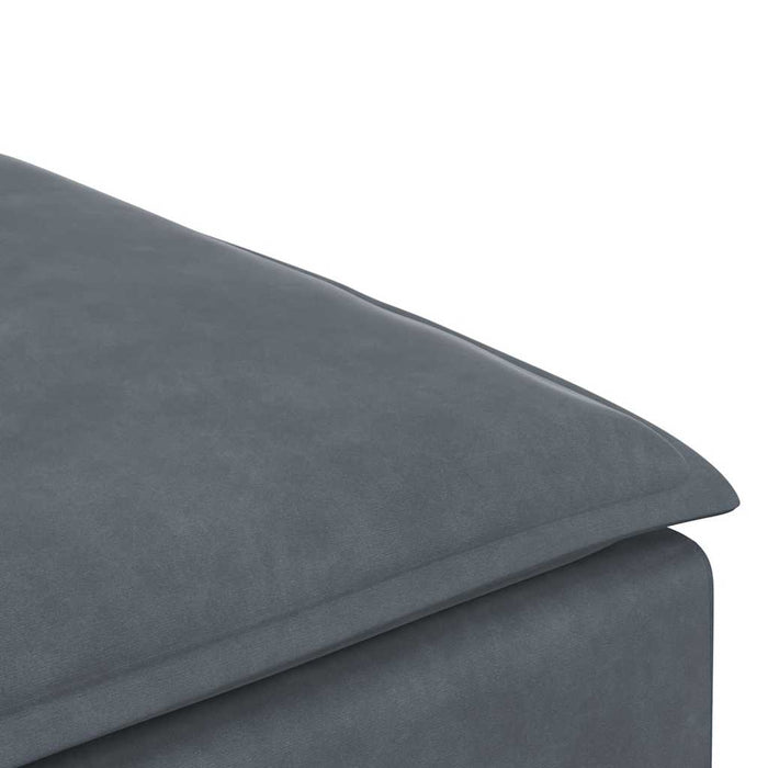 Modular Sofa Footstool Module Dark Grey 100X100X48 Cm Aobaakb