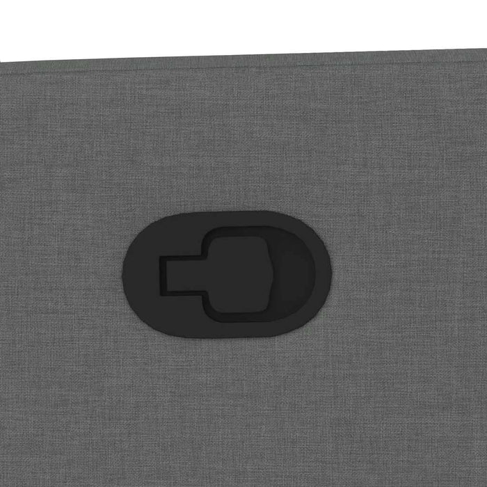 Massage Recliner Chair Dark Grey Fabric Aobanon