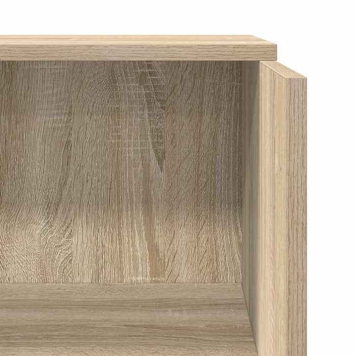 Reception Desk Sonoma Oak 55X50X103.5 Cm Engineered Wood Npkboi