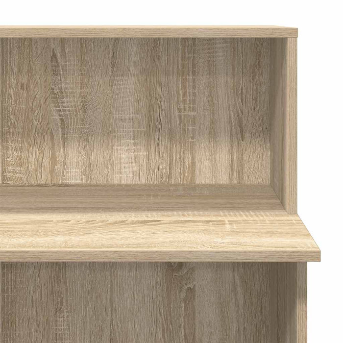 Reception Desk Sonoma Oak 100X50X103.5 Cm Engineered Wood Npkbxl