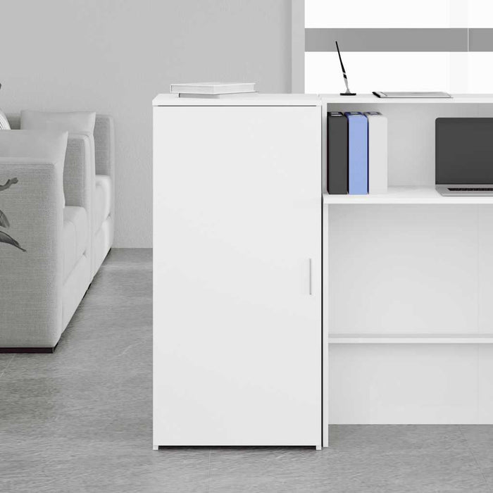 Storage Cabinet White 50X45X103.5 Cm Engineered Wood Npkbax