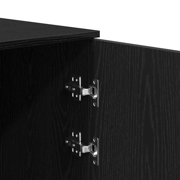 Storage Cabinet Black 50X45X103.5 Cm Engineered Wood Npkbat