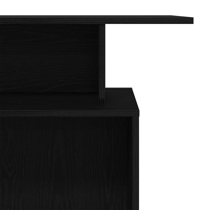 Reception Desk Black 100X40X104 Cm Engineered Wood Npkbpx