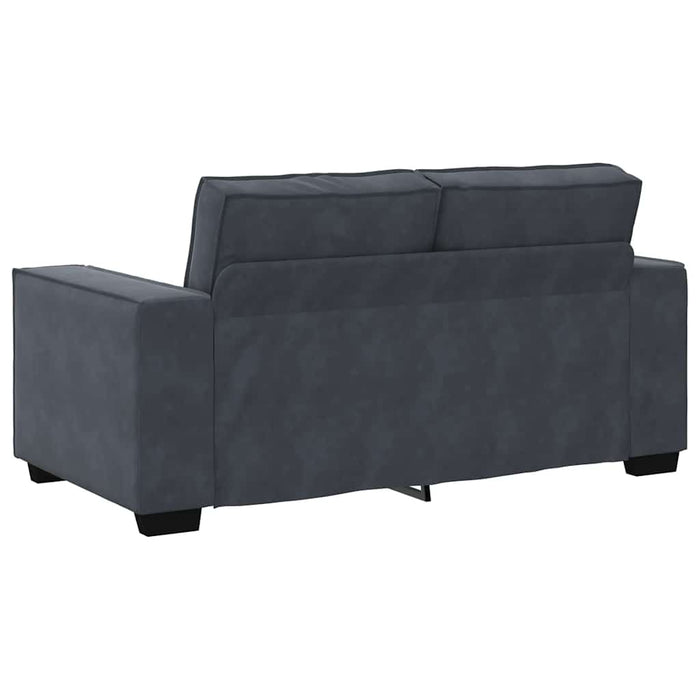 2 Piece Sofa Set With Cushions Dark Grey Velvet Ttxaibo